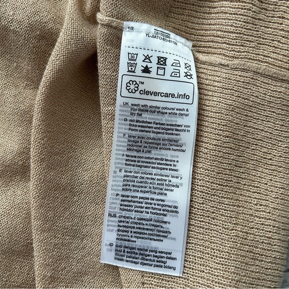 Esprit Linen Blend Long, Open Front Cardigan - Picture 7 of 8